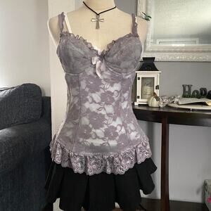 Y2k corset top